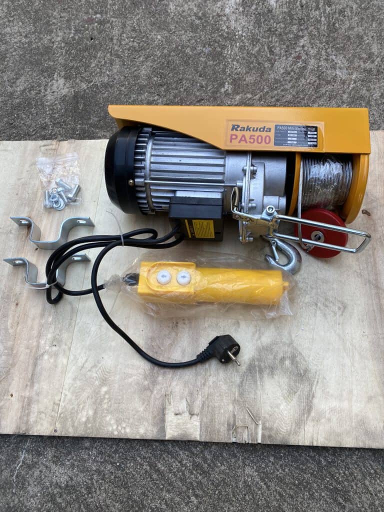 TỜI ĐIỆN TREO PA500-12M TẢI TRỌNG 175-350KG
