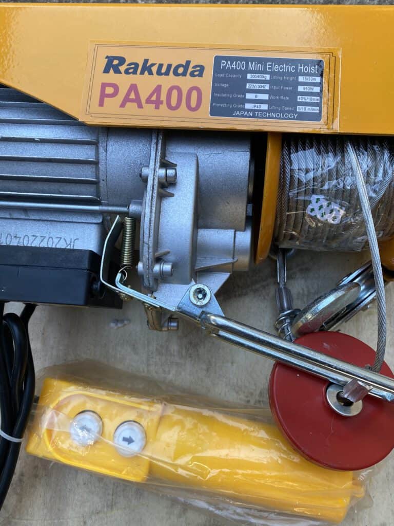 MÁY TỜI TREO PA400-30M TẢI TRỌNG 140-280KG