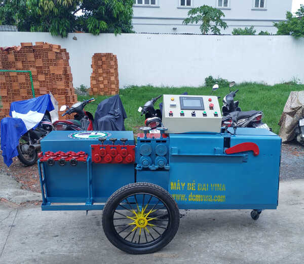 Máy Bẻ Đai Tự Động Dạng Máy Nằm+Bánh To