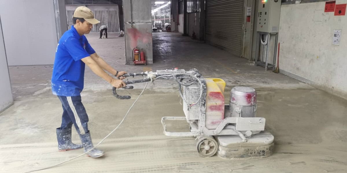 Máy mài sàn bê tông tạo độ phẳng, vẻ đẹp hoàn mỹ cho nền nhà